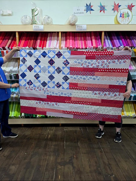 New 2025 Liberty Quilt kit 45" x 70"