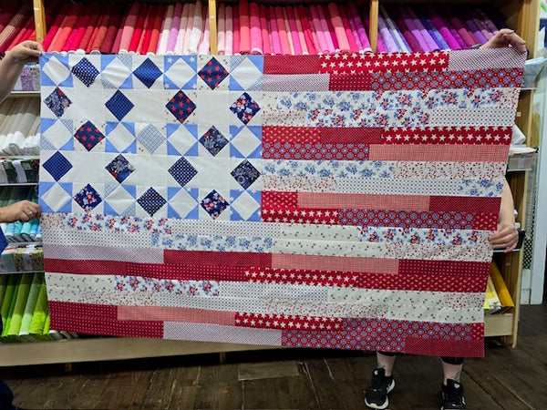 New 2025 Liberty Quilt kit 45" x 70"