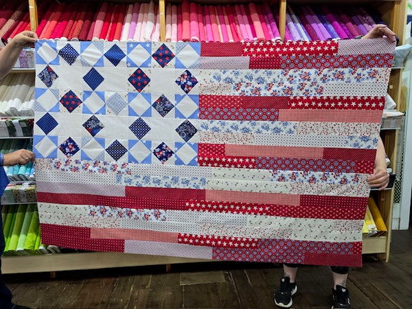 New 2025 Liberty Quilt kit 45" x 70"