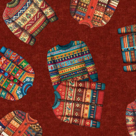 CHRISTMAS PARTY ANIMALS  Collection Morris Creative Group QT Fabrics