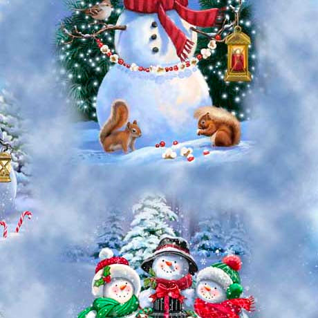 Snowman Holiday Collection QT Fabrics