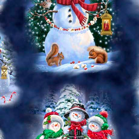 Snowman Holiday Collection QT Fabrics