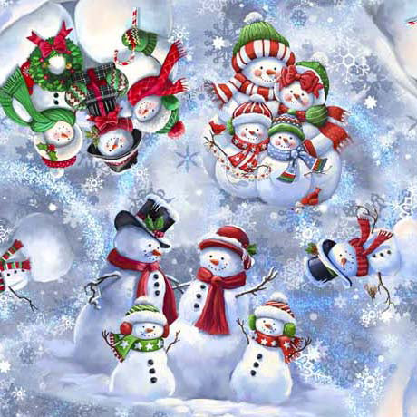 Snowman Holiday Collection QT Fabrics