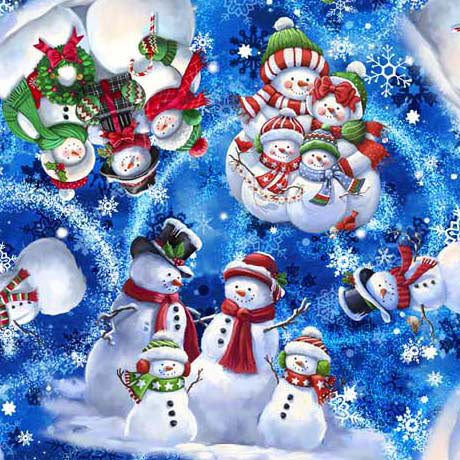 Snowman Holiday Collection QT Fabrics