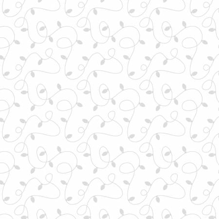 Stocking Stuffers Collection tone on tone white by Wilmington Prints