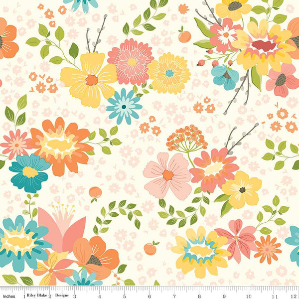 By the yard only Spring's in Town by Sandy Gervais Riley Blake Designs