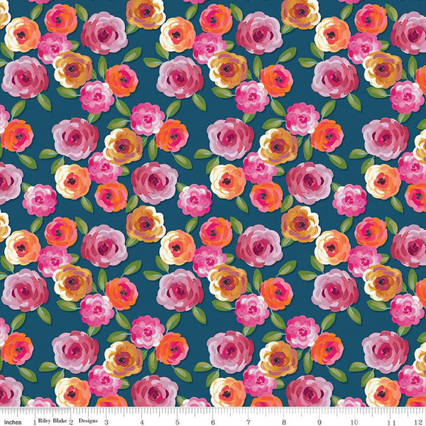 Poppies and Plumes Collection by Lila Tueller for Riley Blake Designs