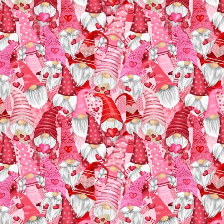 Gnomentine by Gail Cadden for Timeless Treasures