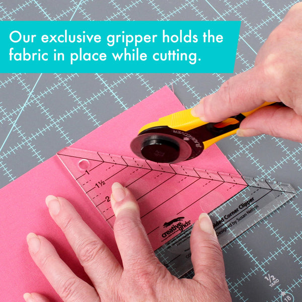 New 2025 Creative Grids Folded Corner Clipper Tool Quilt Ruler # CGRFCC