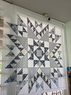 New 2025 True North Kit Featuring Serenity Blues fabric from Riley Blake Designs