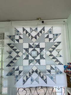 New 2025 True North Kit Featuring Serenity Blues fabric from Riley Blake Designs