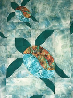 New 2025 Quilt Kit Turtle Trails 65.5" x 74.5"