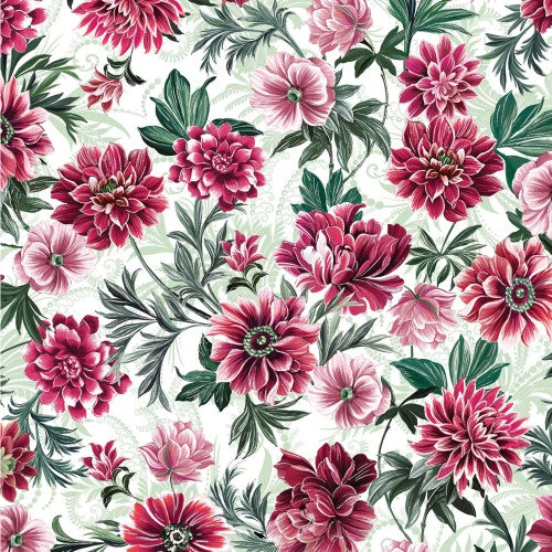 Winterberry Floral Pearlescent Collection by Kanvas Studio for Benartex