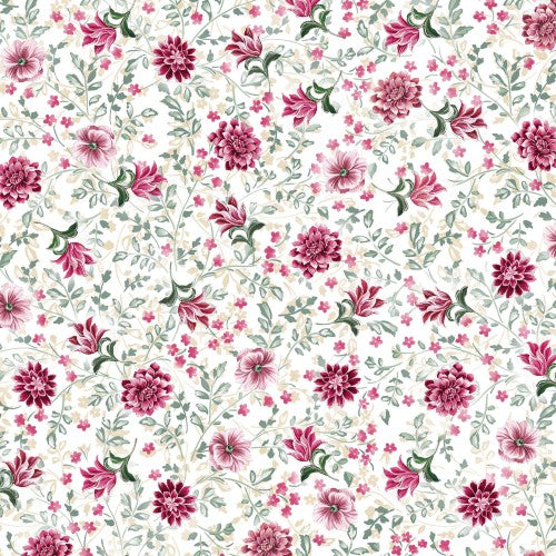 Winterberry Floral Pearlescent Collection by Kanvas Studio for Benartex