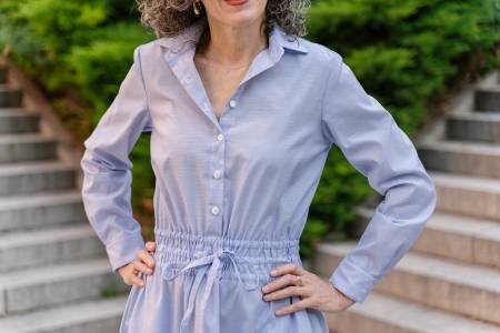 New 2025 LC064TD TOMIGAYA SHIRT DRESS