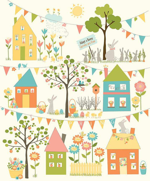By the yard only Spring's in Town by Sandy Gervais Riley Blake Designs