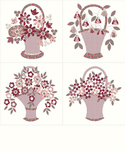 by the yard or panel Heartfelt Fabric Collection by Gerri Robinson for Riley Blake Designs