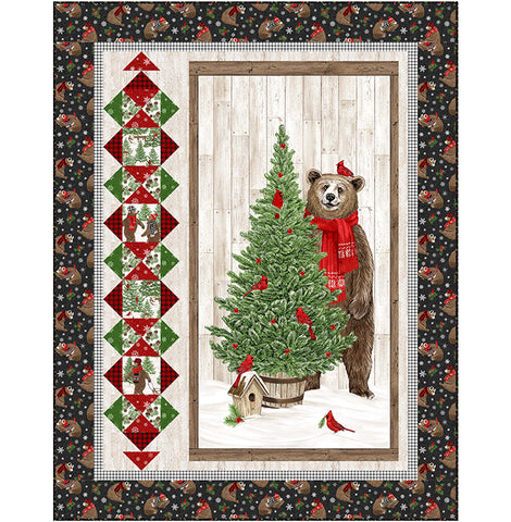 Family Album Quilt Kit featuring Beary Merry Christmas