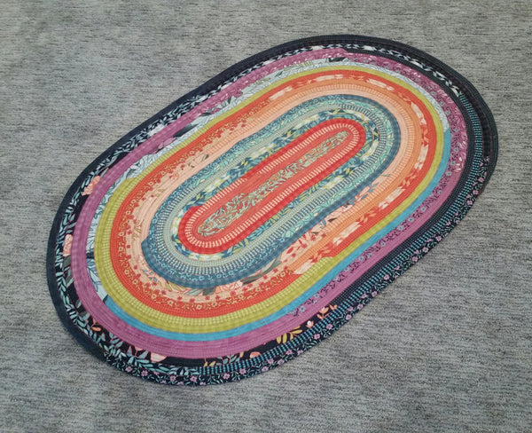 Jelly Roll Rug Pattern by RJ Designs