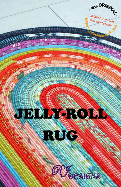 Jelly Roll Rug Pattern by RJ Designs