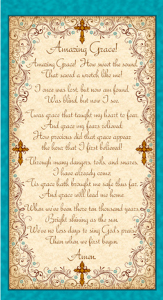 New Amazing Grace Wall Hanging Kit 32 1/2" x 52" with FREE Pattern