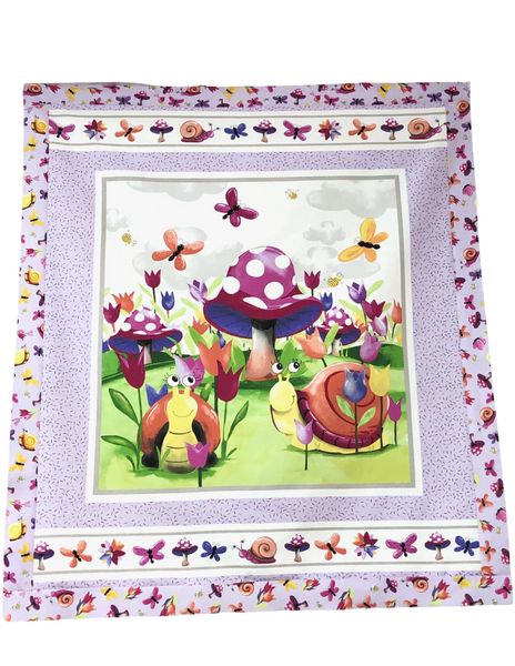 New Sloane the Snail simple Quilt kit #2  aprox. 38 1/2" x 44" project