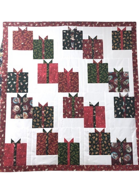 New 2025 Packages Gifted Quilt kit 59" x 64" with Villa Rosa Designs pattern comes boxed