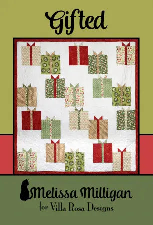 New 2025 Packages Gifted Quilt kit 59" x 64" with Villa Rosa Designs pattern comes boxed