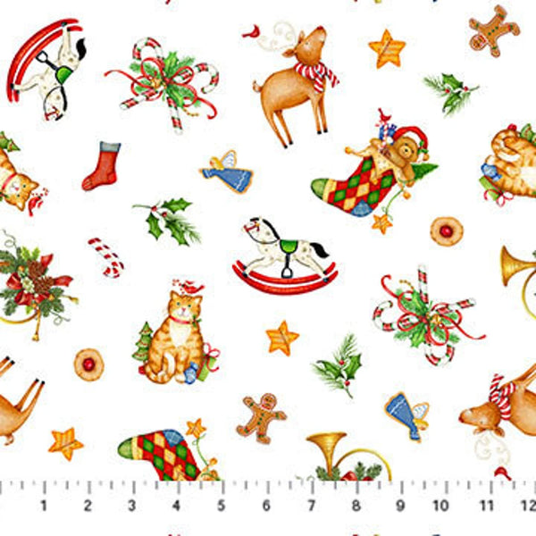 New 3 yard fabric bundle Christmas 3 different fabrics included