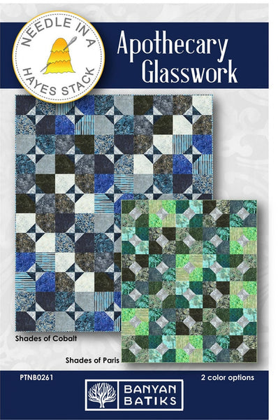 Apothecary Glasswork Quilt Pattern by Needle in a Hayes Stack
