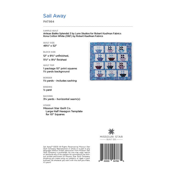 Sail Away Pattern by Missouri Star