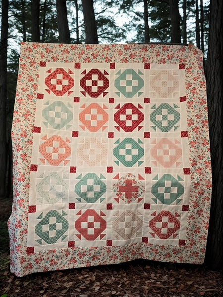 New 2026 Butterfly Garden Quilt Kit 62" x 74" Featuring Lori Holt Berry and Sage Collection