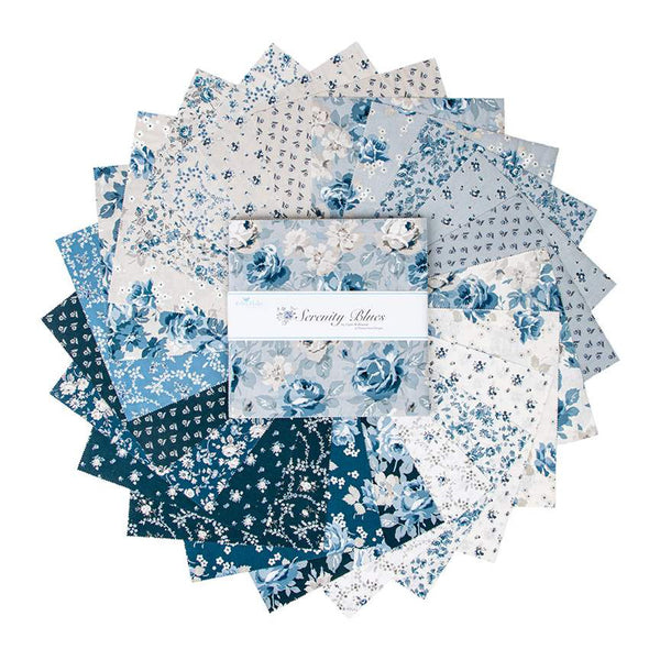 Serenity Blues 10" Stacker by Gerri Robinson for Riley Blake Designs