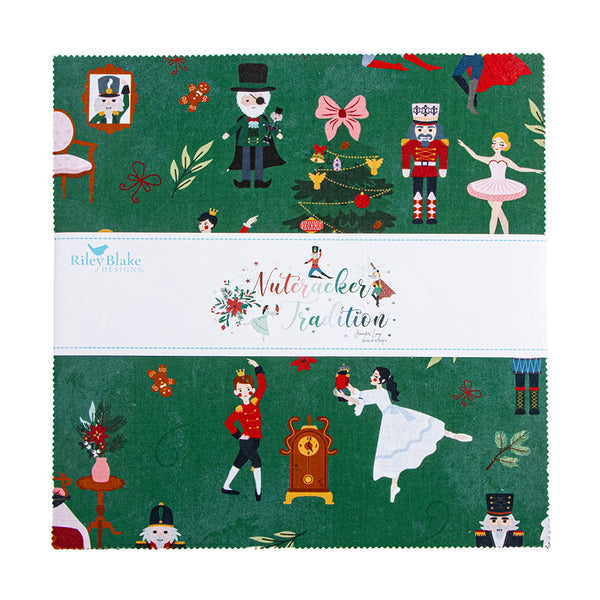 New 2026 Nutcracker Tradition 10" Stacker Riley Blake Designs Jennifer Long