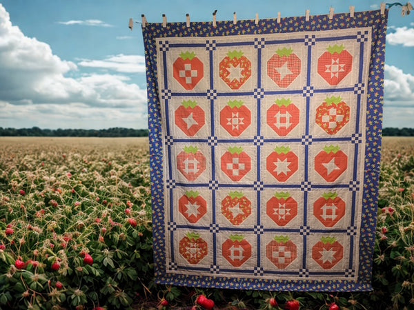 New 2026 #239 Strawberry Sampler Coriander Quilts Corey Yoder Moda fabrics Featuring Fruit Salad
