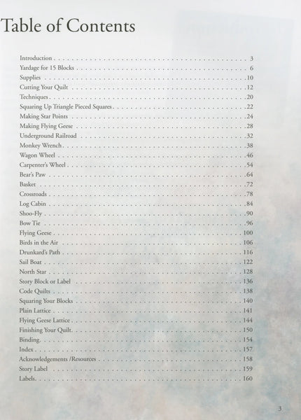 Underground Railroad Sampler # 1068QD Book  Eleanor Burns and Sue Bouchard