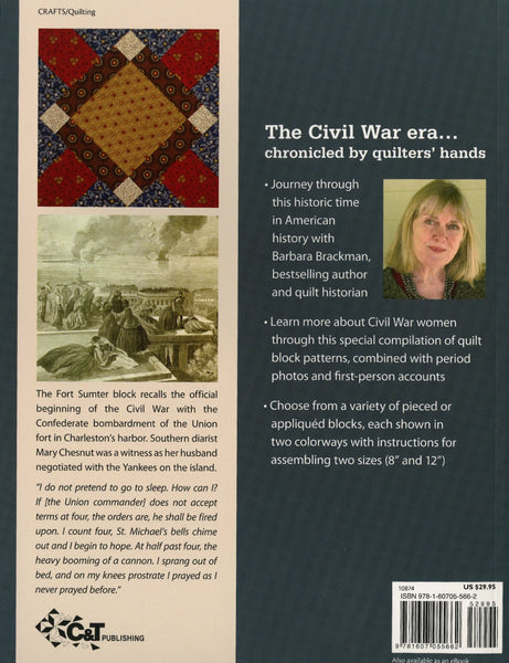 New Barbara Brackmans Civil War Sampler # 10874