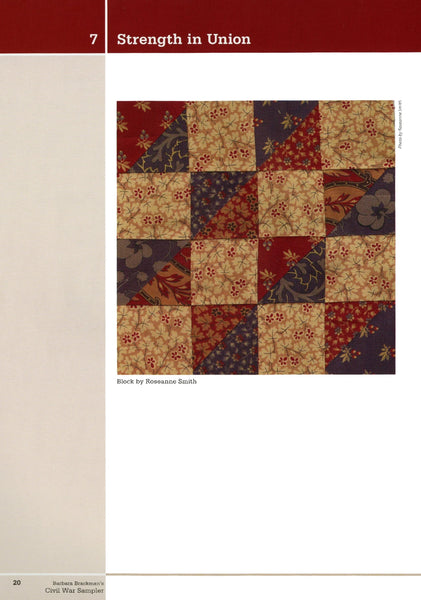 New Barbara Brackmans Civil War Sampler # 10874