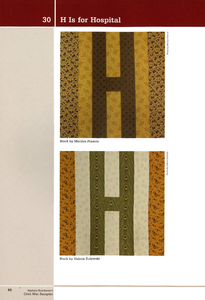 New Barbara Brackmans Civil War Sampler # 10874