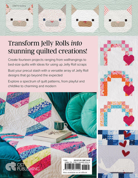 New 2025 Not-Your-Typical Jelly Roll Quilts # 11604