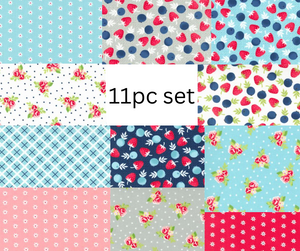 New 11 pc Fat Quarter Bundle