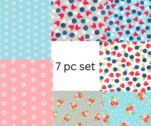 New 7 pc Fat Quarter Bundle