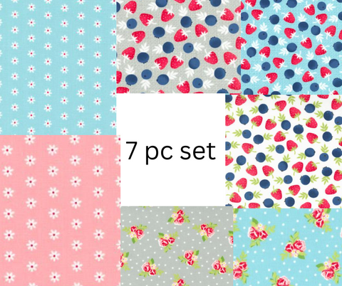 New 7 pc Fat Quarter Bundle