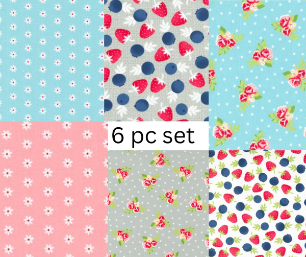New 6 pc Fat Quarter Bundle