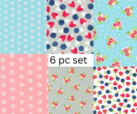 New 6 pc Fat Quarter Bundle