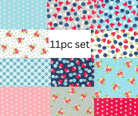 New 11 pc Fat Quarter Bundle