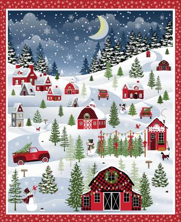 Quilt Fabric, Holidays at Home, Christmas Fabric, Winter Fabric, Cardinals,  Chickadees, Pine Cones, Holly Berries, Deb Strain, Moda Fabrics