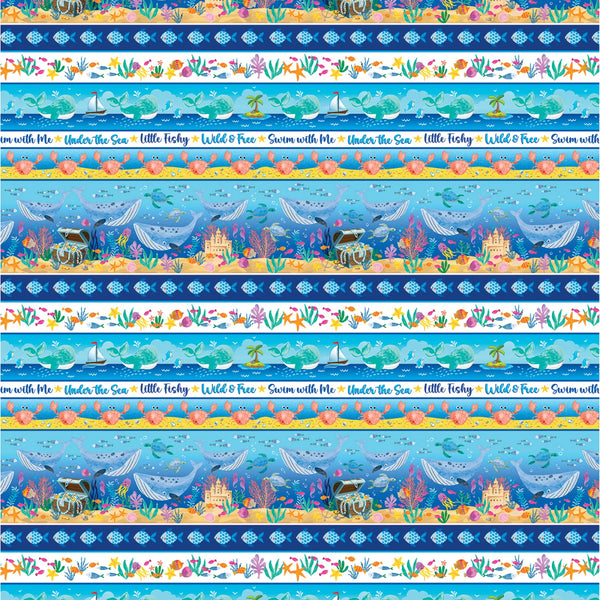 New 2026 Swim With Me by Benartex Collection