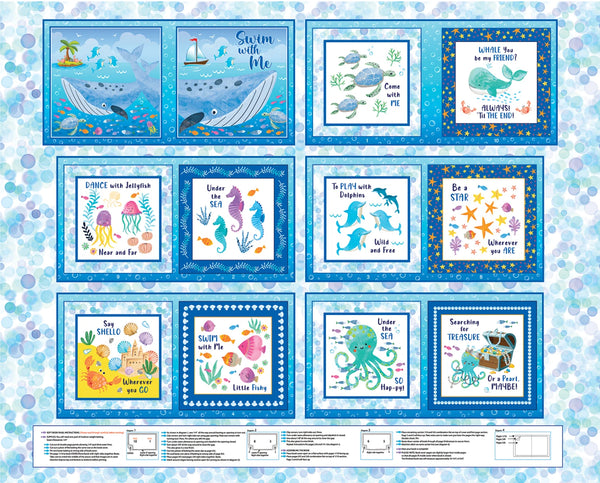 New 2026 Swim With Me by Benartex Collection