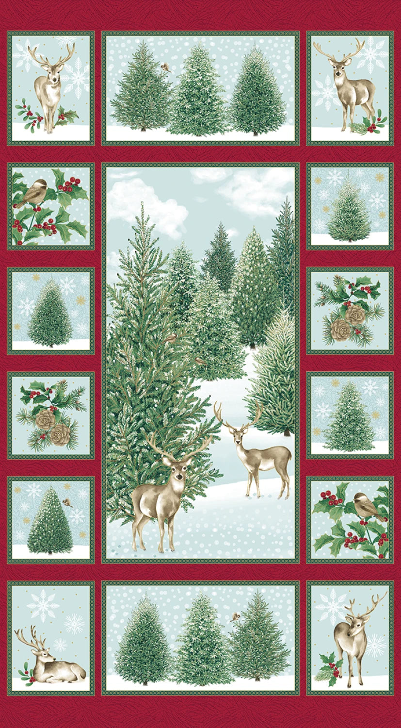 New 2025 A Winter's Day Fabric Collection by Benartex